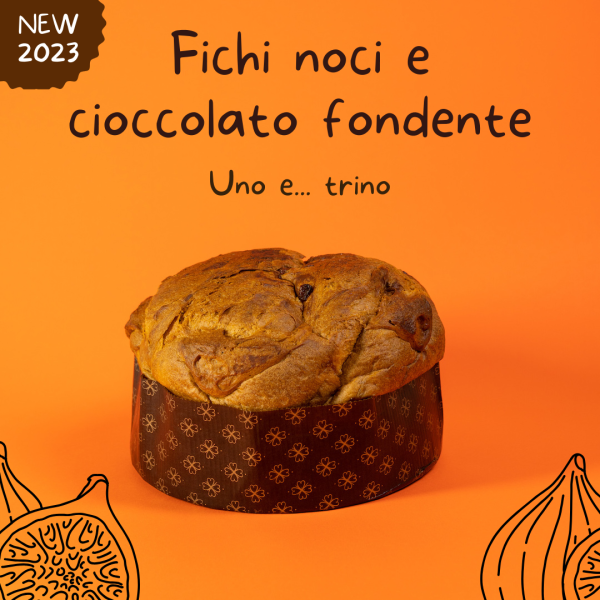 Panettone Marhesi fichi noci e cioccolato fondente